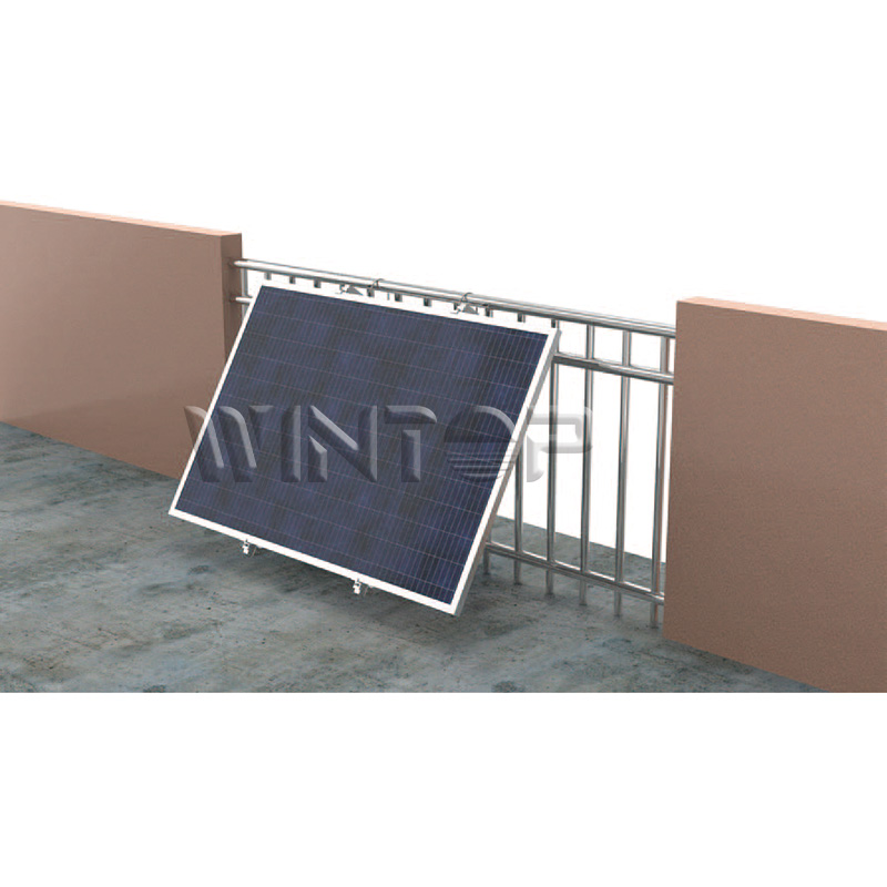 Montaje solar fácil para balcón