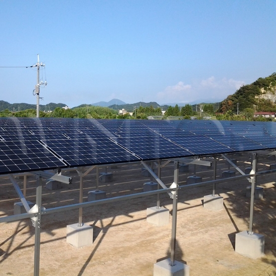 solar farm bracket