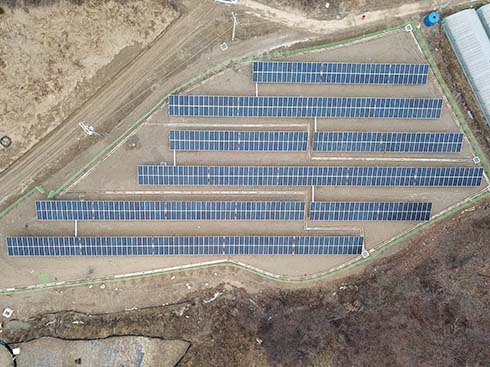 298.89KW paneles solares montados en tierra gyeonggi-do, corea
