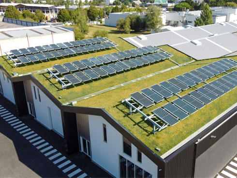 Las startups francesas ofrecen nuevas soluciones para tejados solares verdes