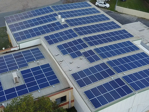Soporte fotovoltaico para techo de estaño de 100KW en Australia