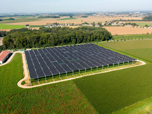 Desarrollador francés construye un sistema fotovoltaico agrícola con sistema de riego